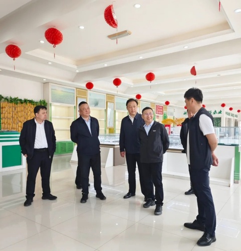 吉林省供销社理事会主任刘高峰到四平市供销社调研